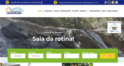 Desktop Screenshot of pousadadacachoeira.tur.br